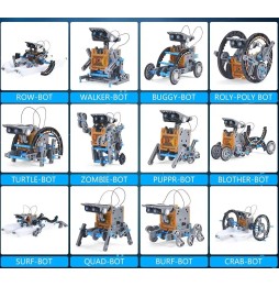 12-in-1 Solar Vehicle Set for Kids