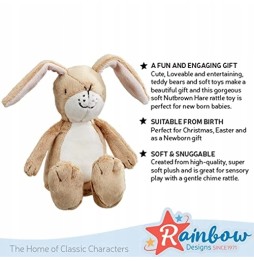 Rainbow Designs Little Nutbrown Hare Rattle Toy