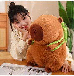 Capybara Plush Toy with Turtle Backpack 31 cm