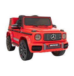 Mercedes AMG G63 dla dzieci czerwony z pilotem MP3 LED