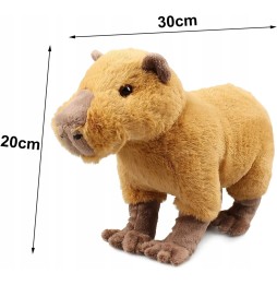 Pluszak kapibara brązowy 30 cm