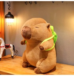 Capibara cu rucsac de broască țestoasă 40 cm plush