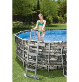 Piscina cu cadru 610x366 cm, Power Steel Swim BESTWAY