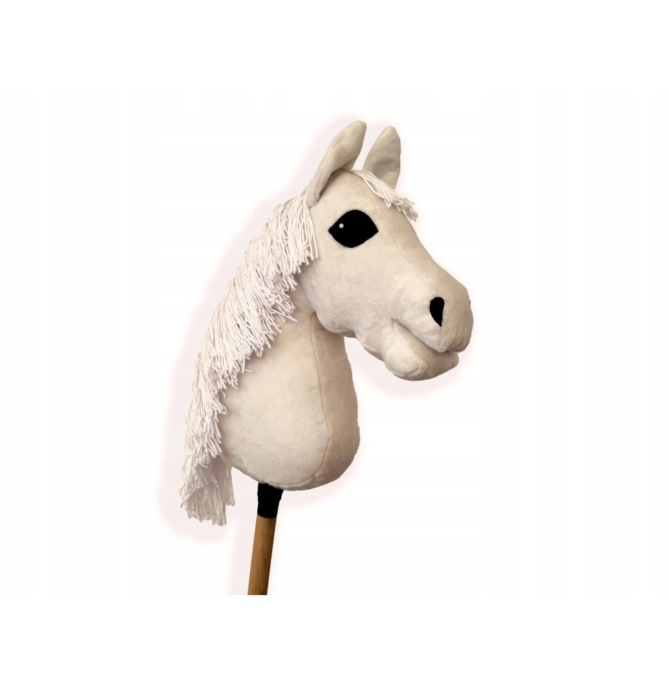 Hobby Horse Stick Horse Handmade A4 White