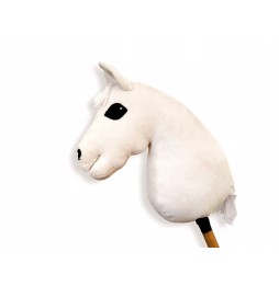 Hobby Horse Stick Horse Handmade A4 White