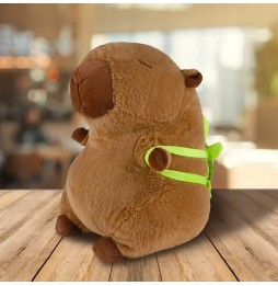 Capybara with Turtle Backpack Plush Toy 40 cm