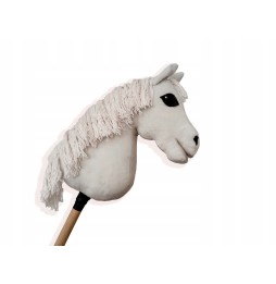 Hobby Horse Stick Horse Handmade A4 White