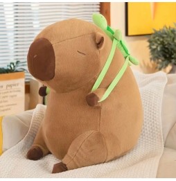 Capybara with Turtle Backpack Plush Toy 40 cm