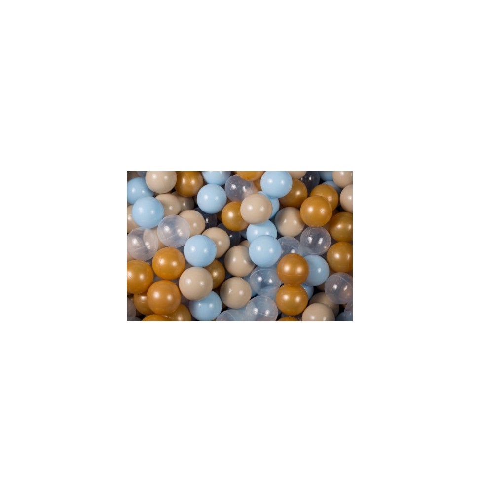 Set of 400 plastic balls for dry pool