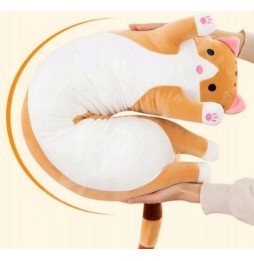 Long Plush Cat for Kids 50cm