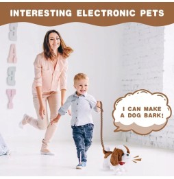 Interactive Puppy on a Leash for Kids