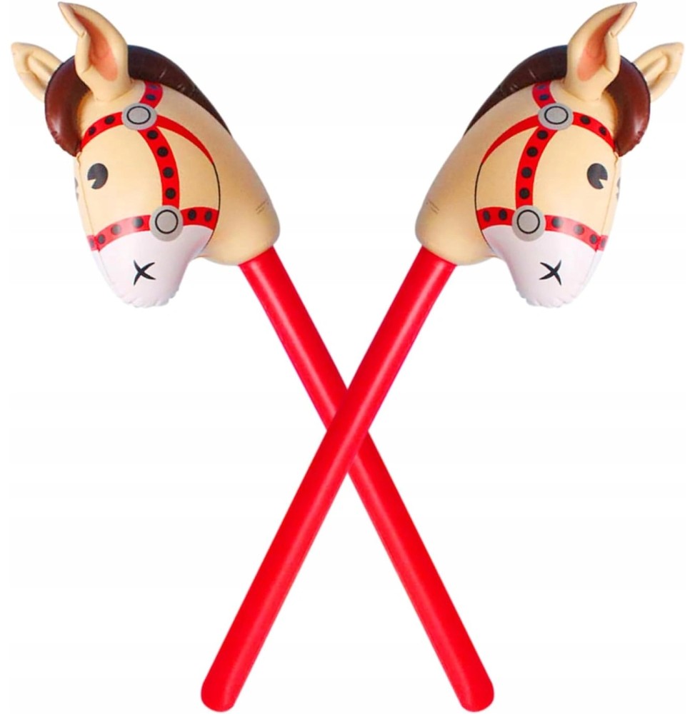 Hobby Horse 90 cm Dmuchany konik na patyku