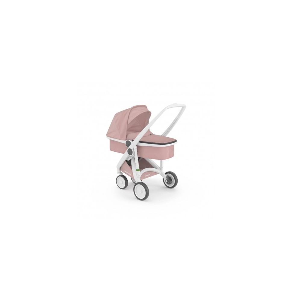 Greentom Carrycot Stroller v.2.1 White-Blossom