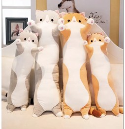 Long Plush Cat for Kids 50cm