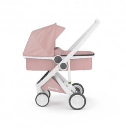 Greentom wózek carrycot v.2.1 white-blossom