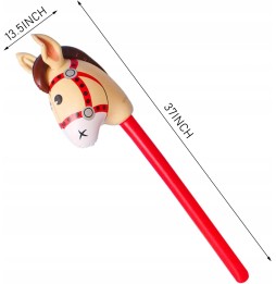 Hobby Horse 90 cm Dmuchany konik na patyku