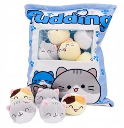 Pudding Pillow with Plush Toys for Kids