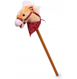 Hobby Horse 80cm Cal de pluș pe băți