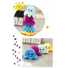 Reversible Plush Octopus 20cm