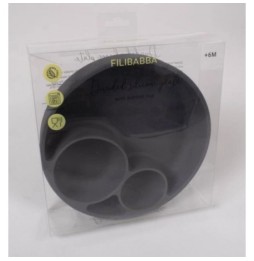 Filibabba Silicone Plate with Compartments