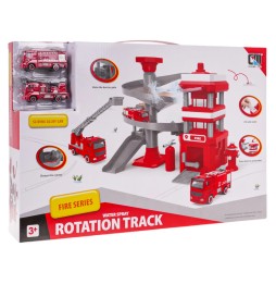 Fire Truck Track Set for Kids Aged 3+