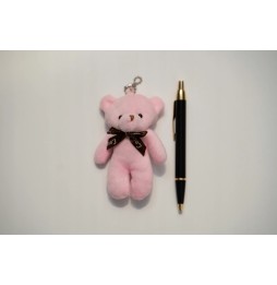 Small Pink Plush Bear Pendant 13cm