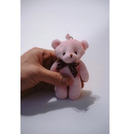 Small Pink Plush Bear Pendant 13cm