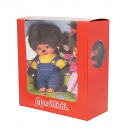 Monchhichi 254873 Set Maimuțe Tata Mama Copil