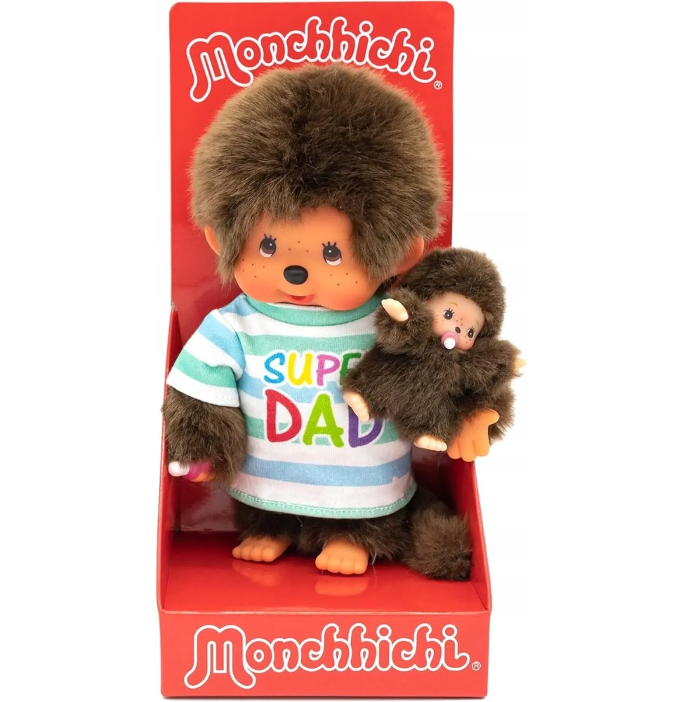 Monchhichi 220960 Super Tata z Dzieckiem