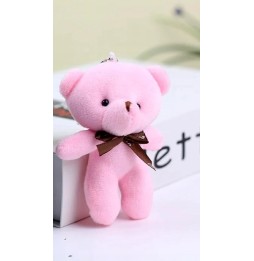 Small Pink Plush Bear Pendant 13cm