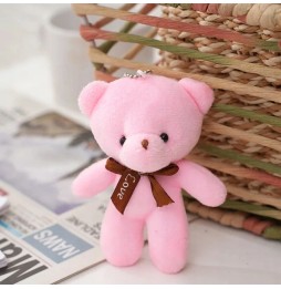 Small Pink Plush Bear Pendant 13cm