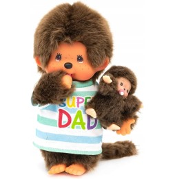 Monchhichi 220960 Super Tata z Dzieckiem