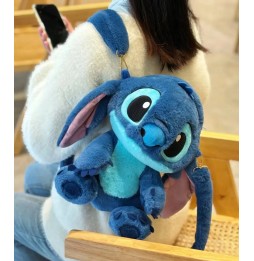 Stitch Plush Backpack for Kids - 35 cm