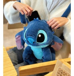 Stitch Plush Backpack for Kids - 35 cm