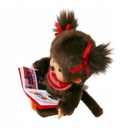 Monchhichi 221561 Małpka dziewczynka z książką