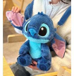 Stitch Plush Backpack for Kids - 35 cm