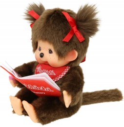 Monchhichi 221561 Maimuță fetiță cu carte