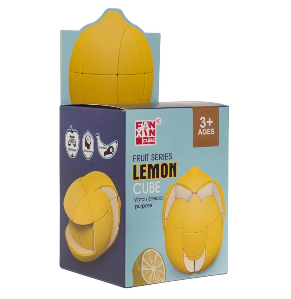 Lemon Puzzle Cube for Kids Over 3