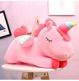 Large Pink Unicorn Plush 40 cm