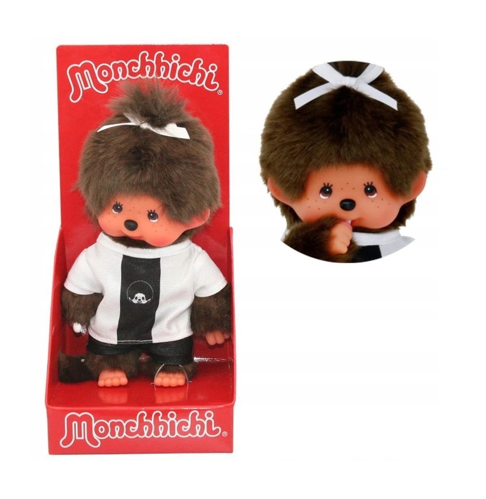 Monchhichi Girl in Soccer Jersey