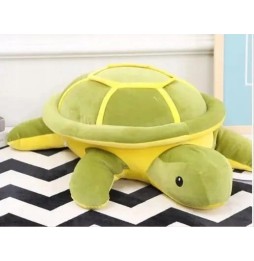 Large plush turtle 3-in-1 with blanket