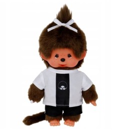 Monchhichi Girl in Soccer Jersey