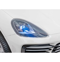 Porsche cayenne s dla dzieci - biały z pilotem i audio led