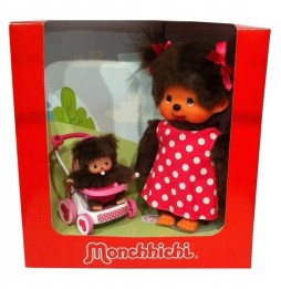 Monchhichi 254930 Małpka matka z dzieckiem