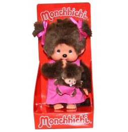 Monchhichi 236200 Fetiță cu bebeluș