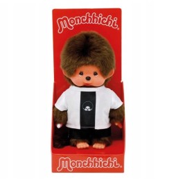 Monchhichi chłopiec w koszulce piłkarskiej