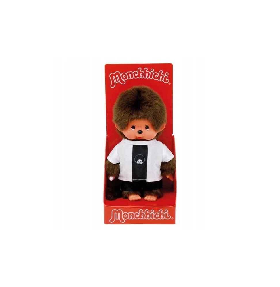 Monchhichi chłopiec w koszulce piłkarskiej