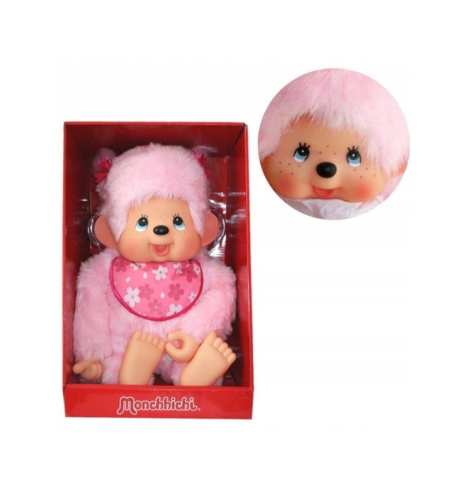 Monchhichi różowa małpka 80cm dla dzieci