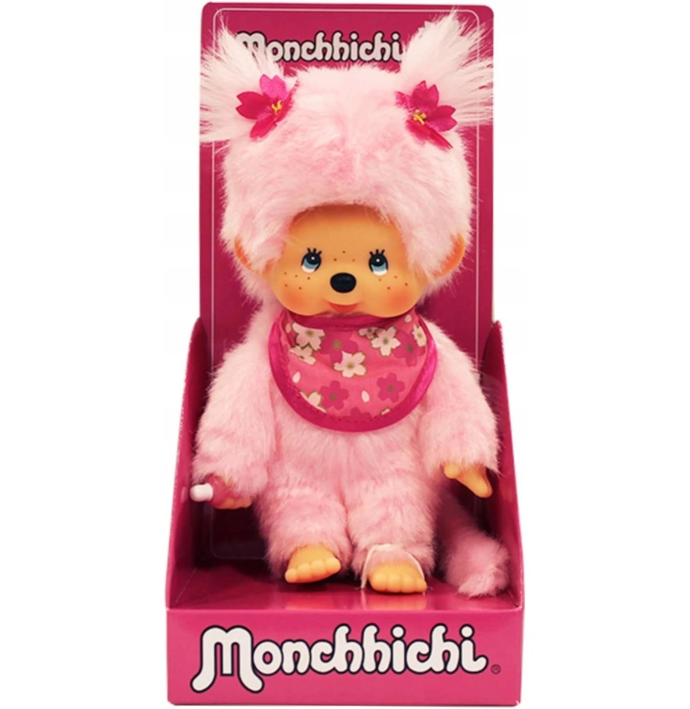 Monchhichi Różowa Małpka Dziewczynka 20 cm