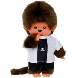 Monchhichi chłopiec w koszulce piłkarskiej